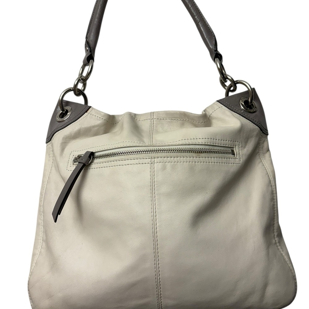 Coach Cream and Gray Shoulder Bag - Picture 9 of 9